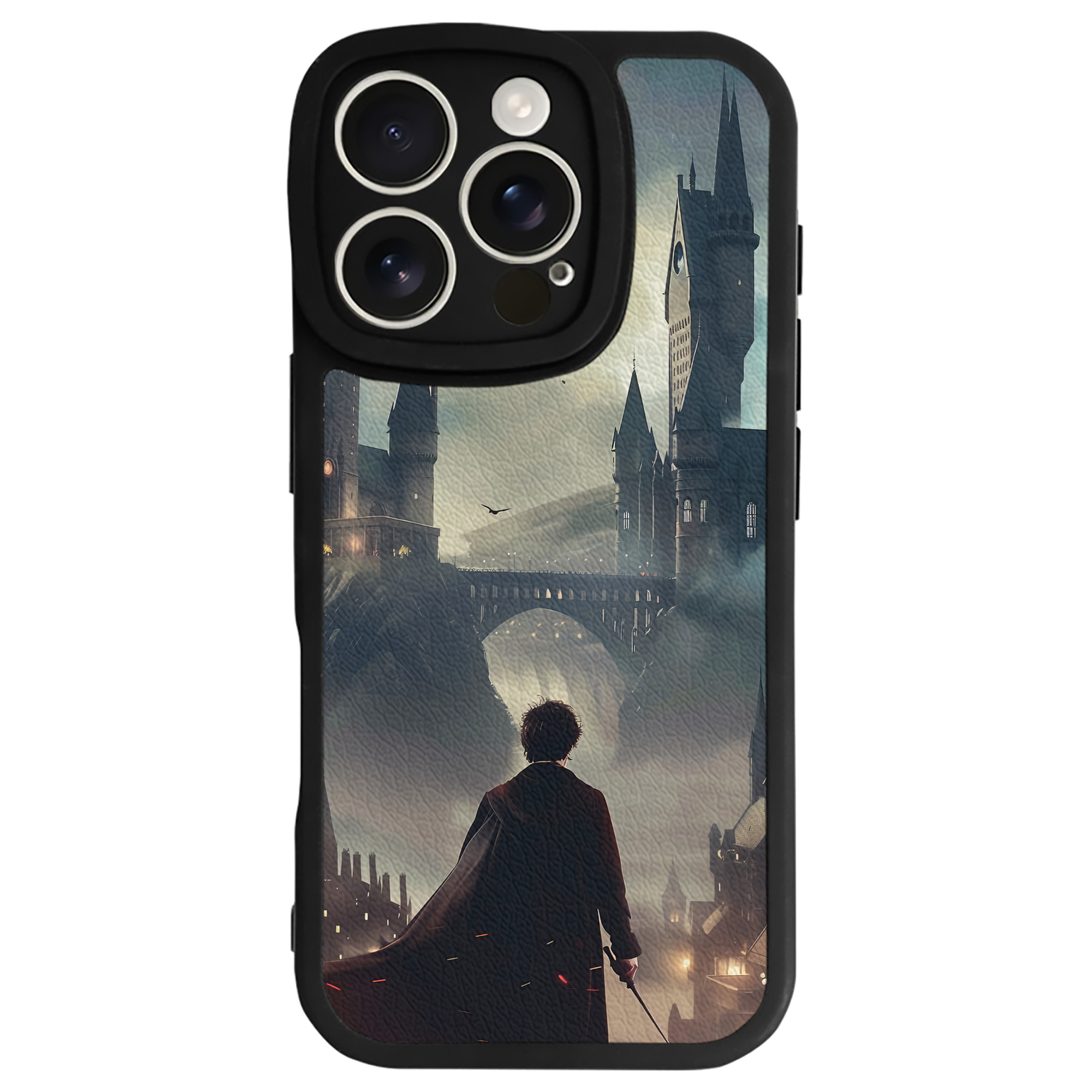 （画像用） Harry Potter ハリー・ポッターシリーズ 【iPhone 16シリーズ対応】シリコンスマホケース（レザー調） 材質：シリコン